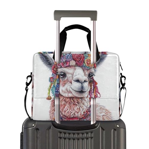 Funda maletín para portátil 13-15.6 pulgadas Boho Llama miniatura 3