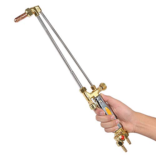 Metal Gas Cutting Torch, Adjustable Flame Ergonomics Handle Injector
