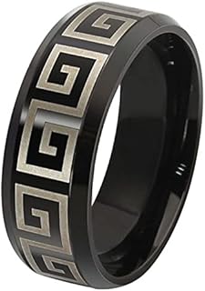 Jewel Ora DT-GJ051B Stainless Steel 11USA Ring For Men