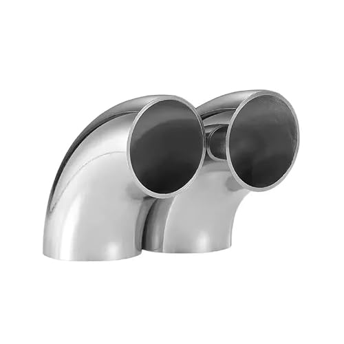 AARTERZZA Grade Elbow 304 Stainless Steel 90 Degree Internal and External Polishing Stamping Bright Welding Pipe Fittings Elbow(SS316,1")