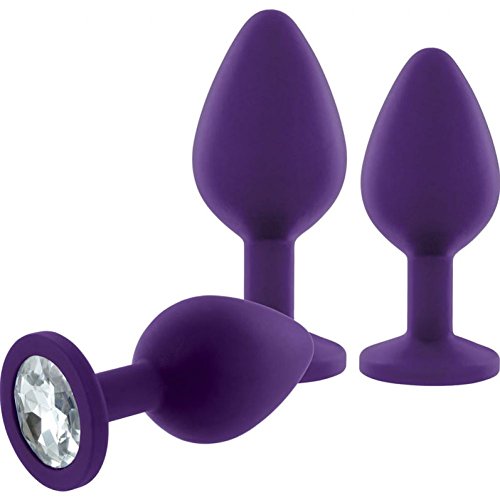 Booty Plug Original Set en silicone violet de haute qualité
