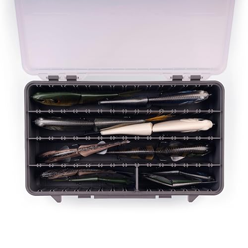 Plano StowAway 3700 Deep Stow Tackle Box, with Corrosion-Preventive Rustricor, Single Latch Design, Transparent DuraView Lid, Stackable Storage for Fishing Bait, Lures and Gear by Plano - Image 2