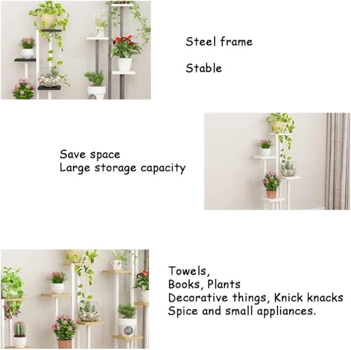 Unité de rangement plantes d'intérieur blanche pour libérer l'espace du salon - 4