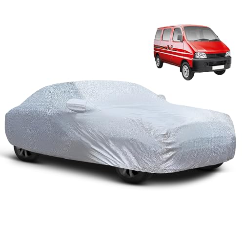 Image of Autofy Car Cover Waterproof SilverShield for Maruti Suzuki Eeco [Year 2022 Onwards] - Eeco Car Cover Dust & UV Protection Eeco Car Body Cover with Mirror Pocket Soft Cotton Lining