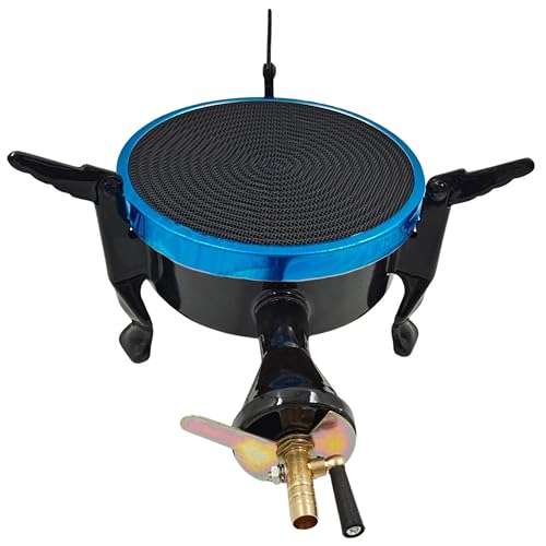 Prácticos quemadores de propano para camping, estufa de propano con textura de hierro, estufa de combustión infrarroja para cocina profesional y doméstica