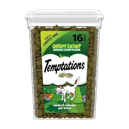 Temptations Classic Crunchy and Soft Cat Treats, Creepy Catnip, 16 oz