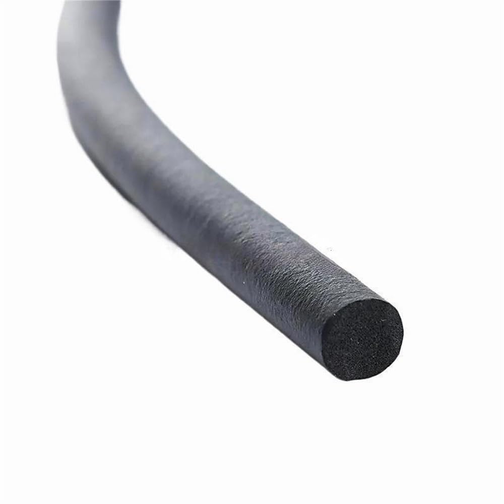 Anyaciy One Color Weather Stripping Seal 20M Epdm Rubber Sponge Seal Strip, Diameter 2-30Mm Black Foam Round, Weather Stripping 1 Piece(9Mm)