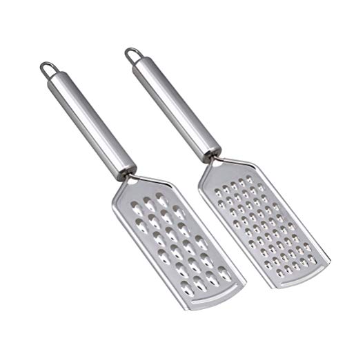 2PCS Kitchen Grater with Stainless Steel Blade