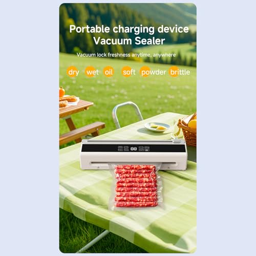 Macchina Automatica Per Sottovuoto Per Alimenti Operazioni Facili Modalità Bagnate Asciutte Dispositivo Di Sigillatura Struttura Abs Compatto Per Uso Domestico Risparmio Alimentare Automatico - 7