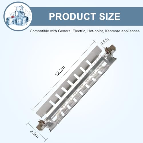 AMI PARTS WR51X10055 Refrigerator Defrost Heater Kit, Temperature Sensor WR55X10025, High Limit Thermostat WR50X10068 Replacement Compatible with General Electric