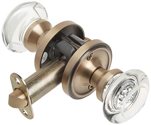 Image of Nostalgic Warehouse Classic Rosette Round Clear Crystal Door Knob