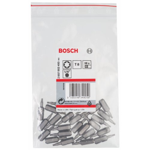 Bosch Embout de vissage qualité extra dure T8 25 mm - vue 3