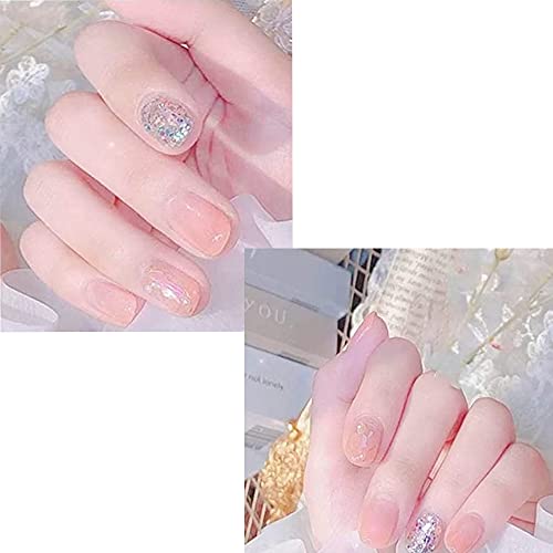 Nagelfolie Selbstklebend, 11 Stücke Glitzer Nagelsticker Selbstklebend Nagelkunst Aufkleber, Gradient Nagelaufkleber… – Bild 3