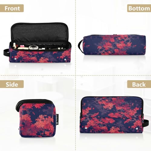 Organizador de Herramientas para Cabello 2 en 1 Red and Black Tree, Alfombrilla Resistente al Calor, Gran Capacidad para Planchas, Rizadores y Secador miniatura 5