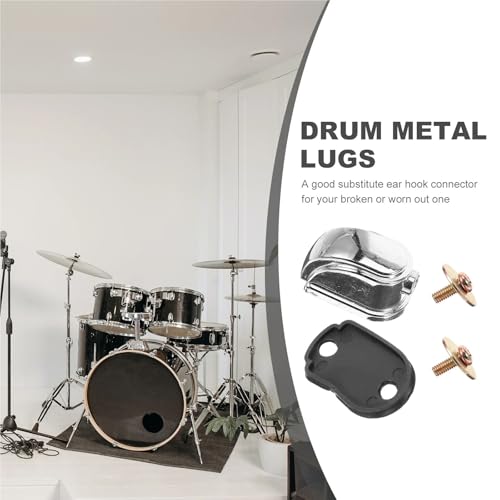 Ganchos de garra para bombo 5 piezas accesorios de metal para set de batería miniatura 5