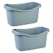 Produktbild IRIS, 2er-Set Spielzeugkörbe 'Jumbo Toy Basket', Kunststoff, Aufbewahrung für Kinderzimmer, hellgrau, 75 x 43,5 x 40,5 cm