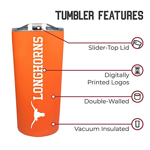 Campus Colors Stainless Steel, Double Walled, Vacuum Insulated, Reusable Tumbler With Slider-Top Lid For Travel, Sports, And #TOP4