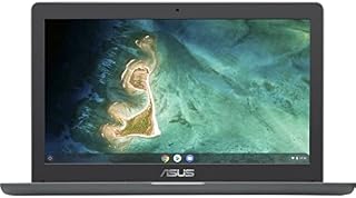 ASUS Chromebook C403NA-FQ0019 14" display Laptop (Intel Celeron N3350 Processor, 4GB RAM, 32GB eMMC, Chrome OS), Dark Grey