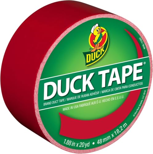 Image of Duck Tape 1265014 1.88 inch x 20 yd Cha Cherry Tape, Single Roll, Multicolor, (Pack of 6)