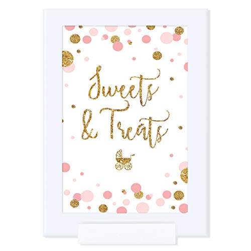 Andaz Press Blush Pink Gold Glitter Girl Baby Shower Party