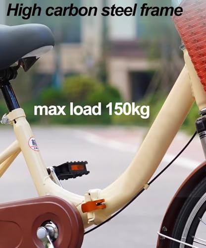 3-Wheel Cruiser Bike with Spoked Wheels, Rear Passenger Seat, Cargo Carrier, Dual Brakes, Folding Pedal Assist Trike for Men & Women, Front Suspension, Dual Chain Drive