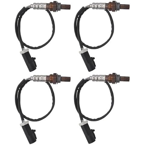 OYEAUTO Oxygen O2 Sensor Upstream & Downstream 4pcs Compatible with Ford Jaguar Lincoln Mazda Mercury 15716 15717 15718 15719 Cover