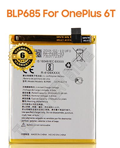 Image of THE BATTERY STORE Original BLP685 Battery for OnePlus 7, 6T GM1900 GM1901 GM1903 GM1905 Battery with 6 Month Warranty (for 1+7)