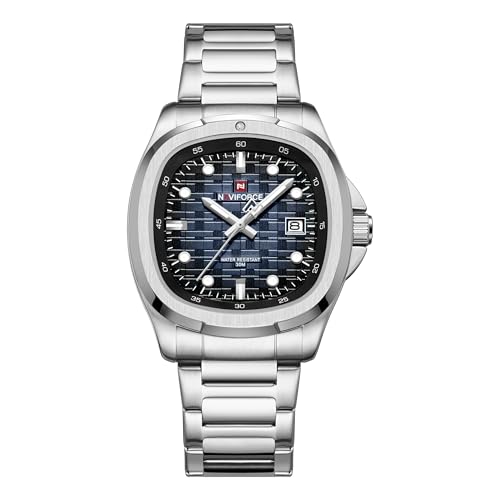 Image of NAVIFORCE NF9240 Square Unique Temperament Strap with dial Analog Watch