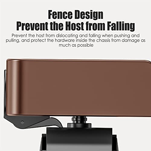 Soporte móvil para CPU, soporte escalable para torre de PC con ruedas giratorias de 360°, compatible con la mayoría de chasis miniatura 3