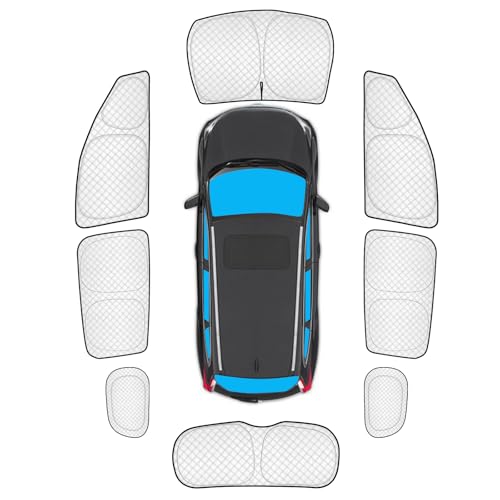 Image of KMF Windshield Sun Shade with Side Rear for Jeep Compass 2017-2026