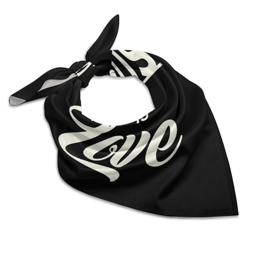 Csemeie Yeshua Jesus Christian Bandana Hair Scarf Headband Adjustable Neckerchief for Men Women Decor