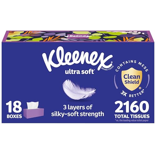 18 Boxes Kleenex Ultra Soft Tissues Just $14.54-18 At Amazon!