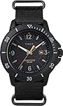 Timex Expedition Gallatin TW2U30300 - Reloj solar ...: Cargado por cualquier luz con una reserva de energía de cuatro meses Caja de resina negra mate de 44 mm, completa con una correa de nailon negro deslizante Pantalla analógica negra, fácil de leer, con números arábigos parciales y ventana de fecha ráp...