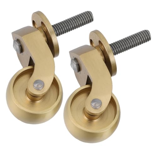 Roulettes laiton antique M8 anti-rayures pour protéger vos parquets