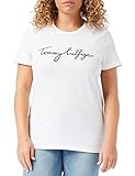 Tommy Hilfiger Damen T-Shirt Heritage Crew Neck Graphic Tee mit Rundhalsausschnitt, Weiß (Classic White), M