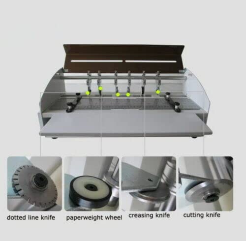 Electric Book Cover Creasing Machine Card Folding Paper Dotted Line Cutting 110V 220V #TOP5