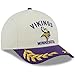 New Era Men's Cream/Purple Minnesota Vikings 2025 NFL Draft 9FORTY A-Frame M-Crown Adjustable Hat