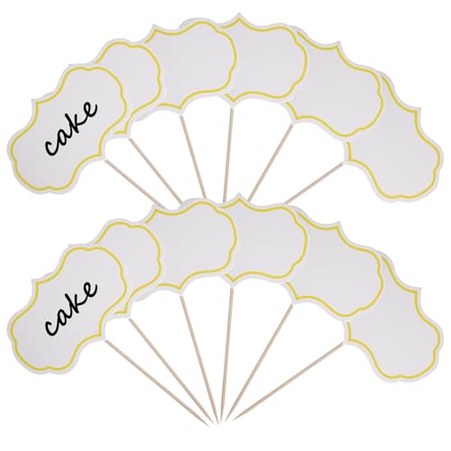 DXGSHSA 50 Pieces Cheese Markers for Charcuterie Board Buffet, Food Labels Tags Blank Party Buffet, Toothpick Flags Appetizer Signs, Chalkboard Cupcake Toppers Picks for Wedding Birthday Party Decor