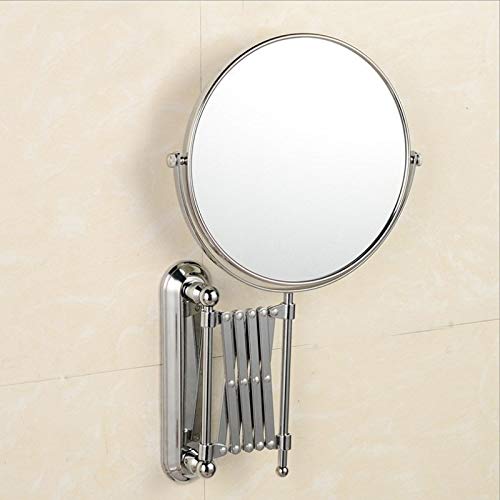 Miroir de maquillage double face pour éviter les mauvaises postures au rasage
