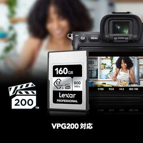 Lexar Cartão de memória profissional CFexpress tipo A Silver de 160 GB, compatível com câmeras Sony