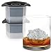 Tovolo 81-34440 Leak-Free, Rose Ice Cube Stackable with Tight Silicone Seal, Novelty Drink Mold-Set of 2, One Size, Clear