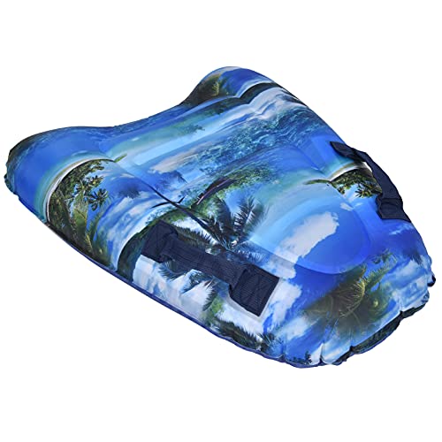 Velaurs Tábua flutuante inflável, conveniente para carregar bodyboards infláveis, antiderrapante, po