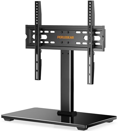 Perlegear Supporto TV Tavolo per 32-60 pollici - Altezza Regolabile