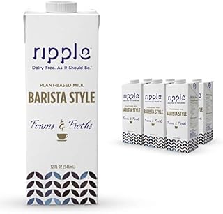 Ripple Shelf Stable Vegan Milk, Barista Style | Foams & Froths Just Like