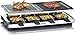 Severin RG 2373, Grill Raclette XXL con Pietra Naturale, Piastra Antiaderente, Raclette 8 Persone, Area di Cottura 48,5 x 24 cm, Piastra Combinata, Controllo della Temperatura, 1700 Watt