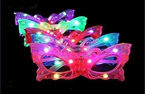 Image of Wizme Flashing LED Light Up Goggles Glasses Toy Party Blinking LED Light Glasses Party Sunglasses Flashing Light Up Goggles /Glasses for Kids (Set of 12)