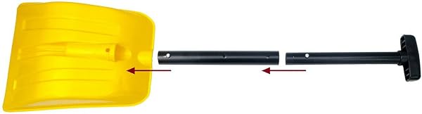 car snow shovel small folding shovel avalanche shovel emergency shovel winter outdoor car gardening snow shovel snow shovel room - 4