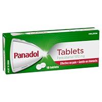 Panadol with Paracetamol for Pain Relief, 16 Tablets | Gentle on Stomach