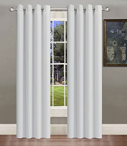 COTTON CRAFT Blackout Curtains Drapes Window Panels - Set of 2 - Ultimate Thermal Room Darkening...