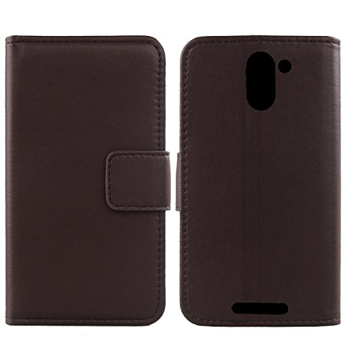 Gukas Design Genuino Cuero Case para BQ Aquaris U Plus 5
